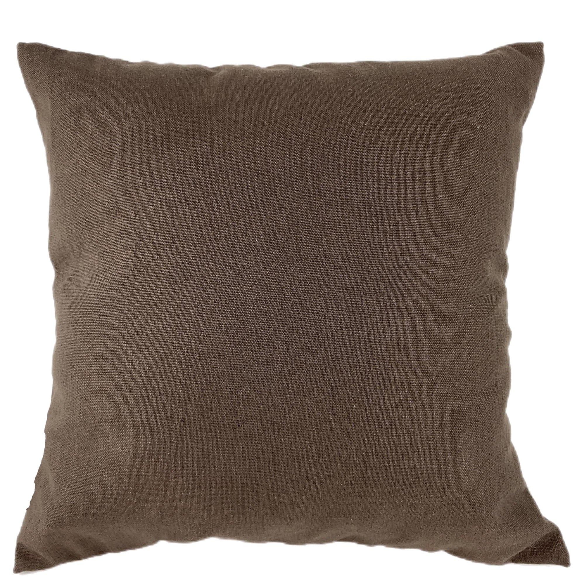 Malini Aurora Modern Bubble Linen Coffee Square Cushion